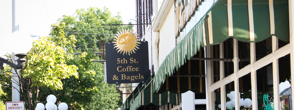 bagel shop sign